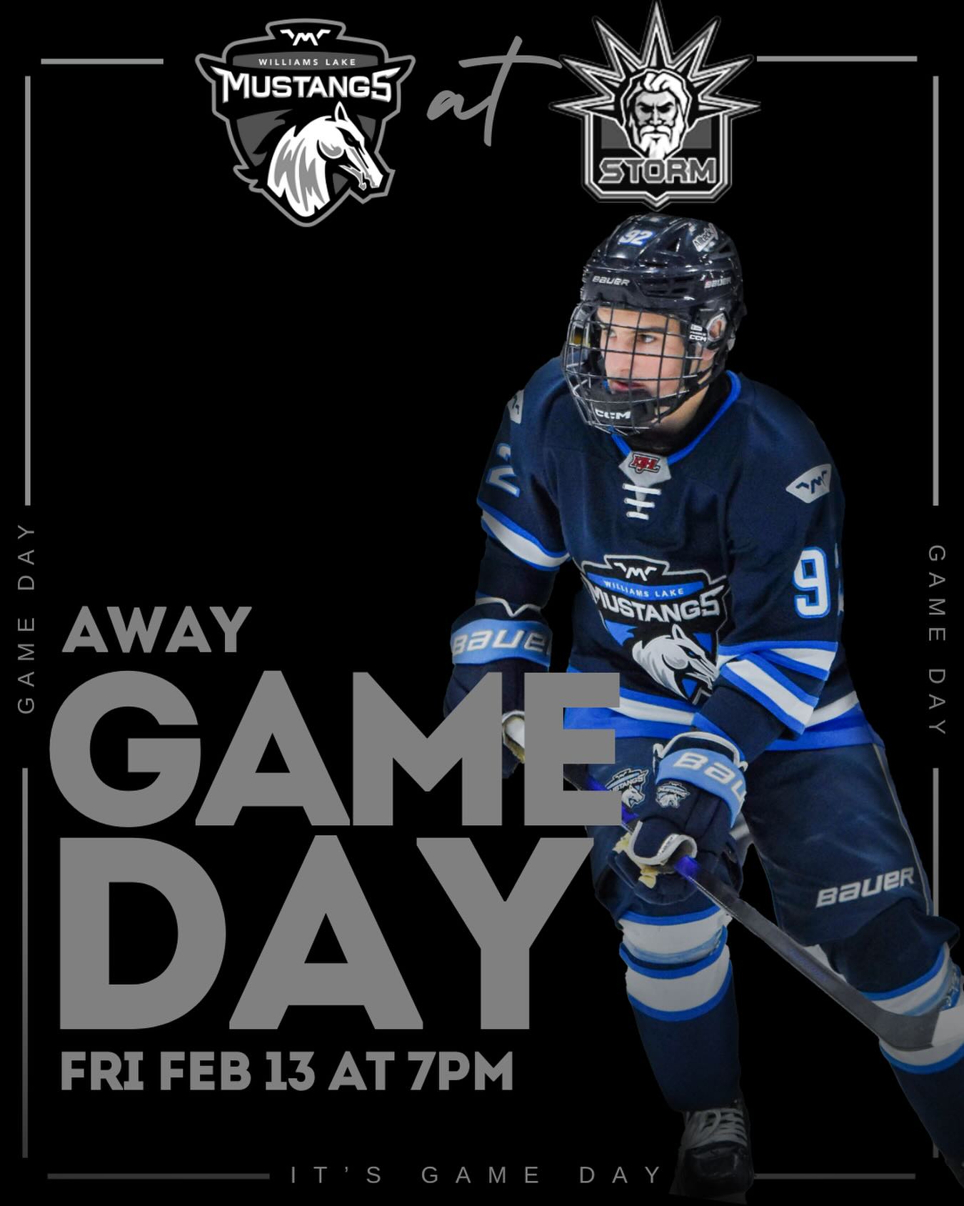 Road trip for our final regular season match up vs Kamloops @kamloopsstorm_official 

7pm puck drop at Mcarthur Island Arena
Tickets available on Showpass
Watch live on FloHockey