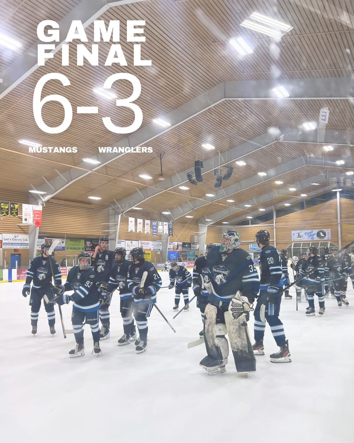 6-3 Mustangs win their final game of the regular season! 

Mustangs goal:
#16 HUFTY